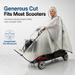 🔥Thickened Extra Large Waterproof PVC Cover and Poncho for Senior Mobility Scooters and Four Wheel Electric Vehicles
