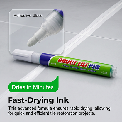 🔥Waterproof Tile Grout Pen for Bathroom and Kitchen Restoration