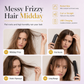 Portable Cordless Mini Hair Straightener Brush USB Rechargeable Electric Heated Styling Comb for Bangs and Curling