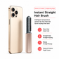 Portable Cordless Mini Hair Straightener Brush USB Rechargeable Electric Heated Styling Comb for Bangs and Curling