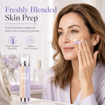 🔥50K+ SOLD – BUY 2 GET 1 FREE🔥Dual Tube Dual Color Makeup Primer and BB Cream Liquid Moisturizing Skin Brightening Concealer