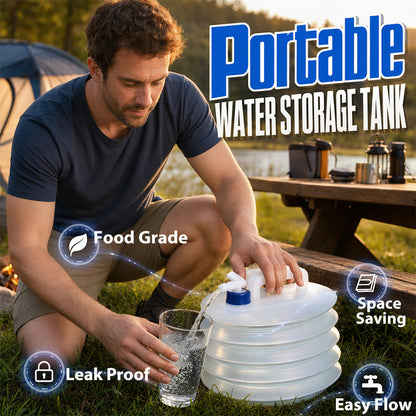 🎉Best Sellers – Limited Time🎉Collapsible Water Container Portable Camping Bucket