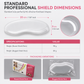 ⏳🔥LIMITED-TIME 50% OFF! 50 Pieces Careluxpro Disposable Transparent Haircut Face Shields Adhesive Eye and Face Protector Visor for Bangs Trimming and Hair Dyeing