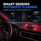 🔥Mini Solar Powered Car LED Warning Light Waterproof Simulated Dummy Anti Theft Alarm Lamp