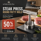 🔥60% OFF!🥩Steak Press Round Patty Mold | Food‑Grade 304 Stainless Steel Burger Patty Maker